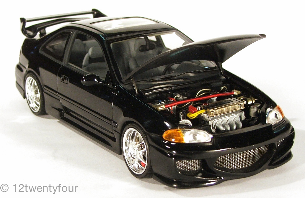 The fast and the furious black honda civic body kit #5